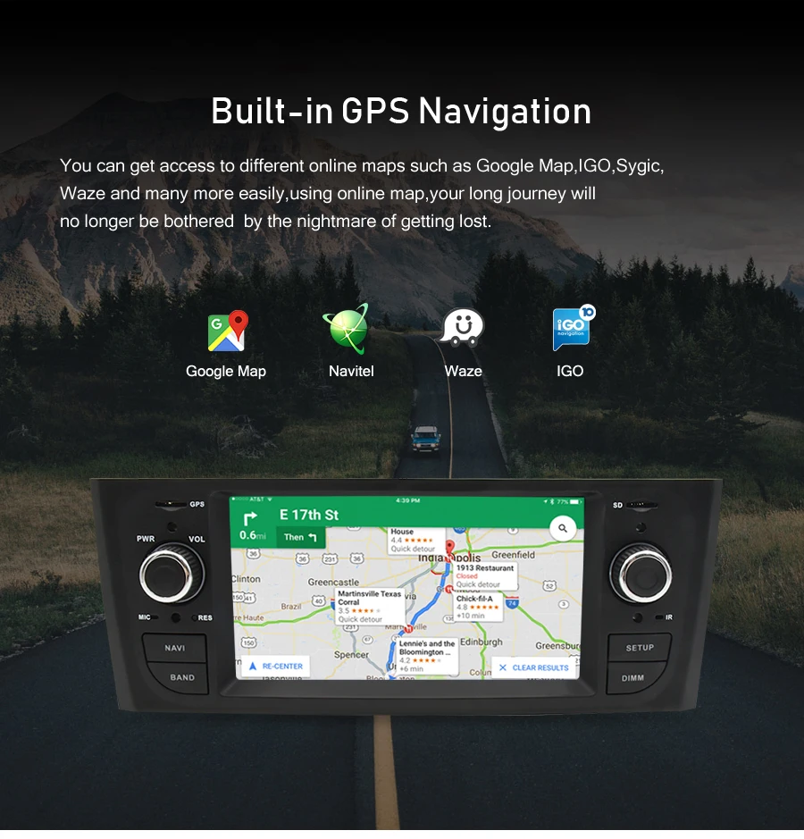 Ips экран Android 9,0 авто радио gps навигация Мультимедиа Стерео для Fiat Grande Punto Linea 2006-2012 DVD головное устройство 4G ram