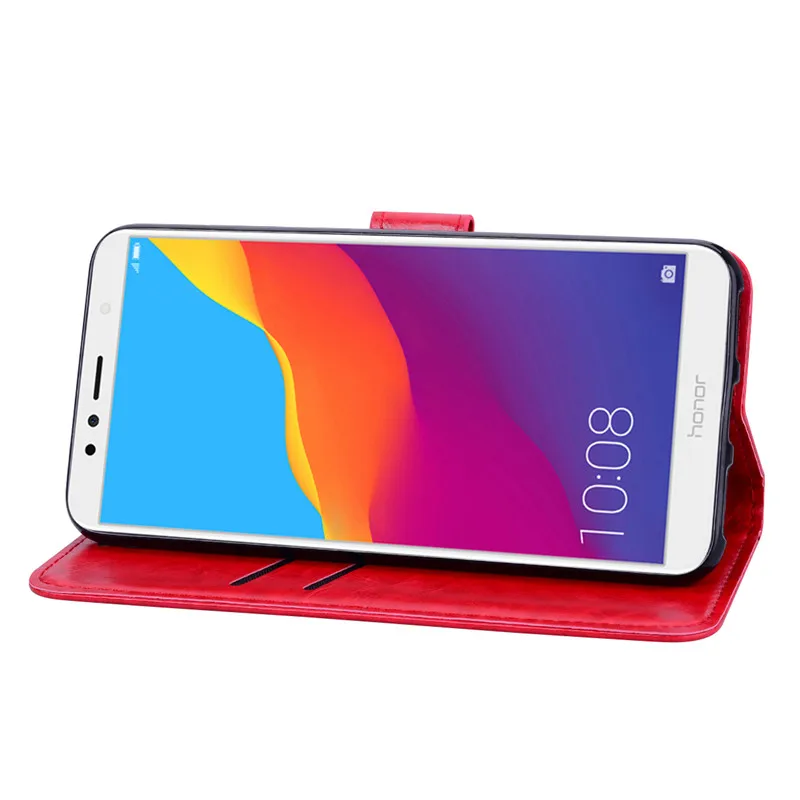 Huawei Honor 7C AUM-L41 чехол 5,7 дюймов кожаный чехол-книжка для huawei Honor 7C Honor 7C 5,7 русский флип-чехол