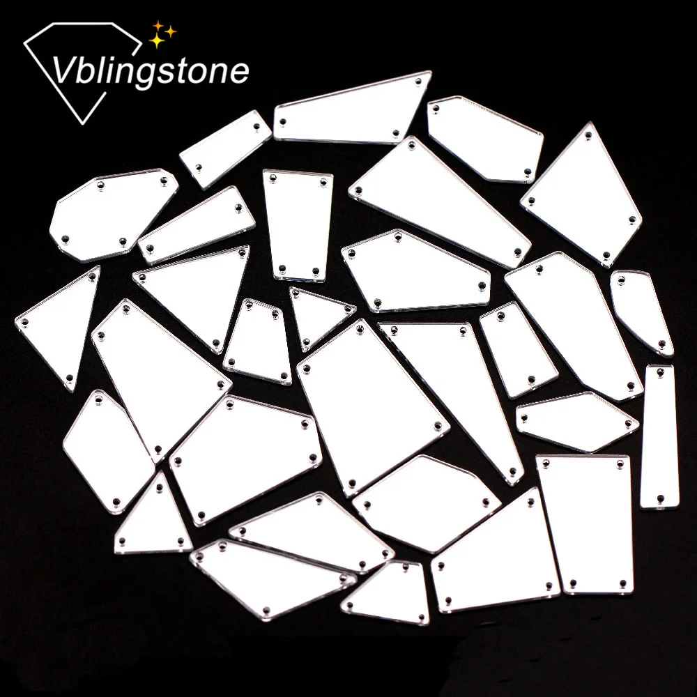 20/50 шт. зеркальная акриловая аппликация для шитья | Дом и сад