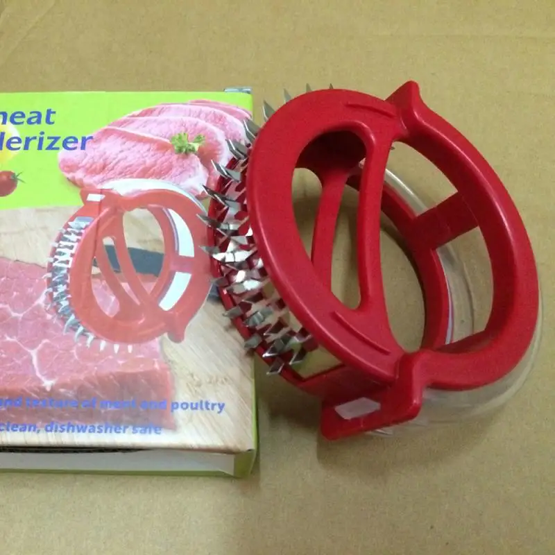 

Stainless Steel Steak Needle Sharp Meat Tenderizer Pounder Needle 48 Needle Knife Broken Tendon Knife Tender Meat Kitchen Tools