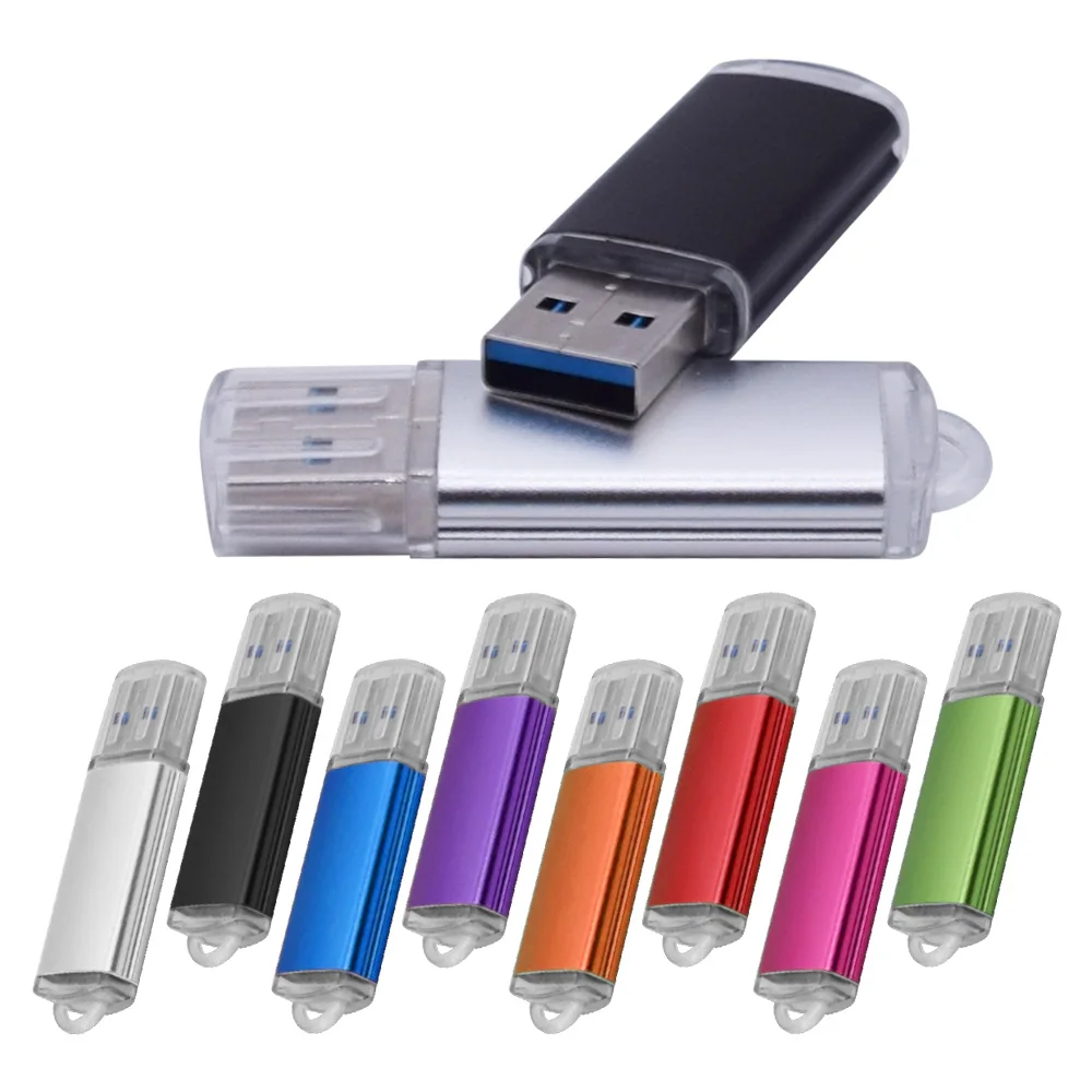 Новый металлический чехол 8 цветов usb 3 0 ГБ 16 32 64 Гб 128 портативный флеш-накопитель