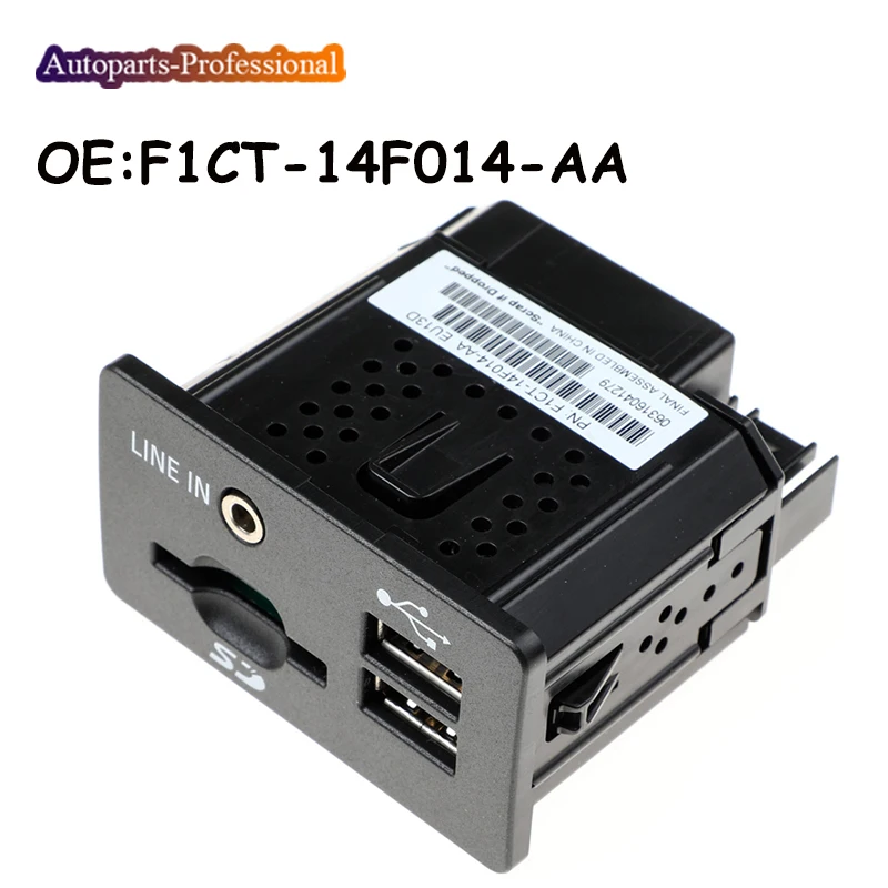 

Car accessorie Audio Player USB Receptacle Black Matte auto repair For Ford C-MAX TRANSIT KUGA F1CT14F014AA F1CT-14F014-AA