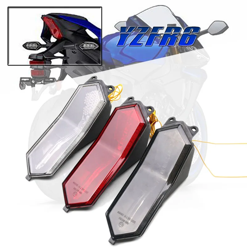 Для YAMAHA YZF R6 YZFR6 2017 2018 2019 задний фонарь для мотоцикла стоп Сигналы поворота