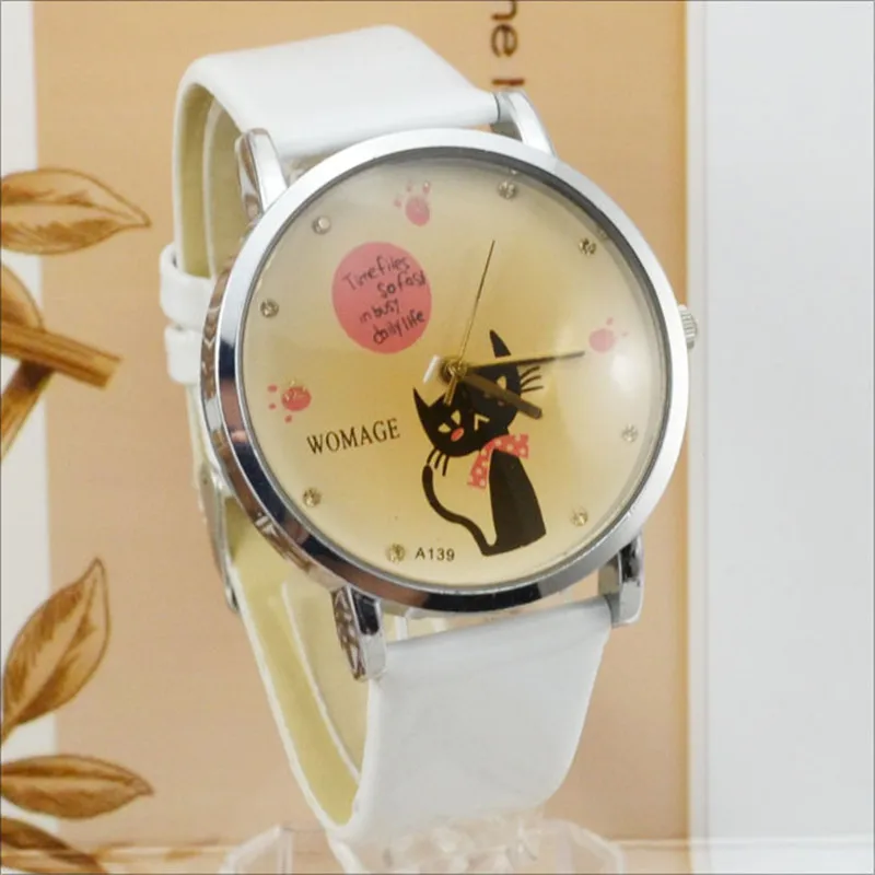 Часы женские кварцевые с кожаным ремешком | Наручные часы