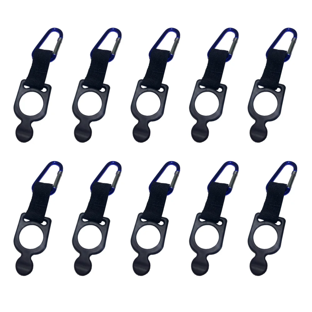 

10Pcs Bottle Carrying Holders Portable Kettle Carabiners D-Ring Carabiner