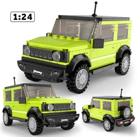 124 technical competition off road car classic building blocks mechanical engine supercar vehicle suv bricks toys for boys gift