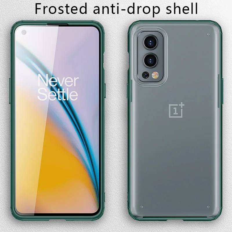 case for oneplus nord 2 5g bumper cover on one plus nord2 6 43 protective phone coque back bag silicone matte soft tpu shell 360 free global shipping
