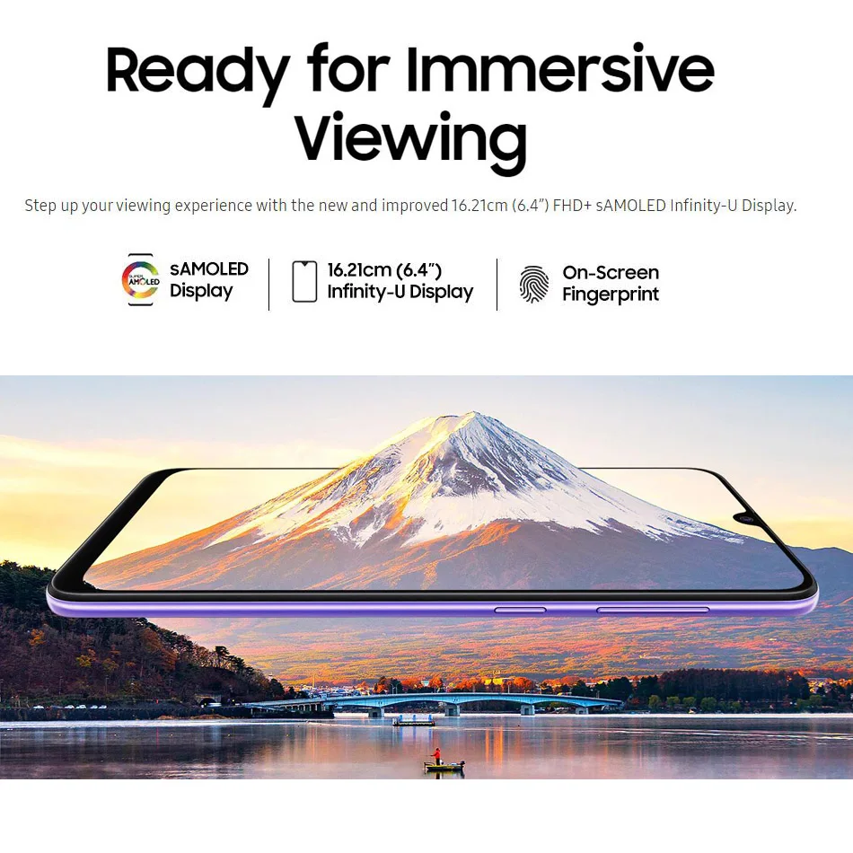 Мобильный телефон Samsung Galaxy A50s международная версия 64 ГБ/128 Гб ПЗУ A507FN/DS тройная