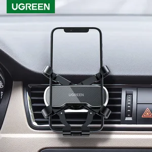 ugreen phone holder for phone in car air vent clip mount mobile phone holder gps stand for iphone 13 12 xiaomi car phone holder free global shipping