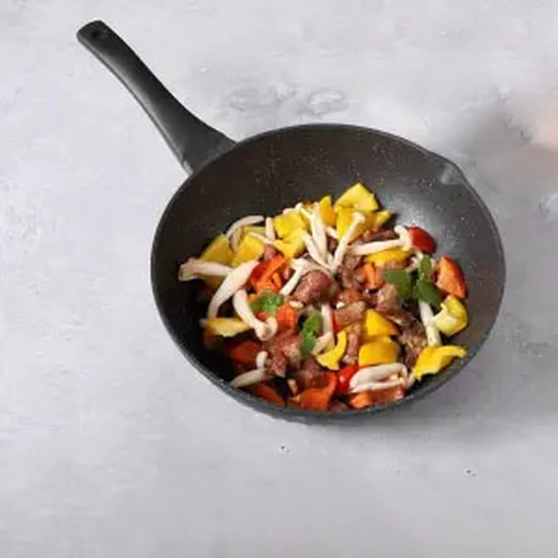 

Maifan Stone Die-casting Frying Pan Non-stick Pan Induction Cooker Gas Stove Universal Wok Frying Pan Frying Pan Pancake Pan