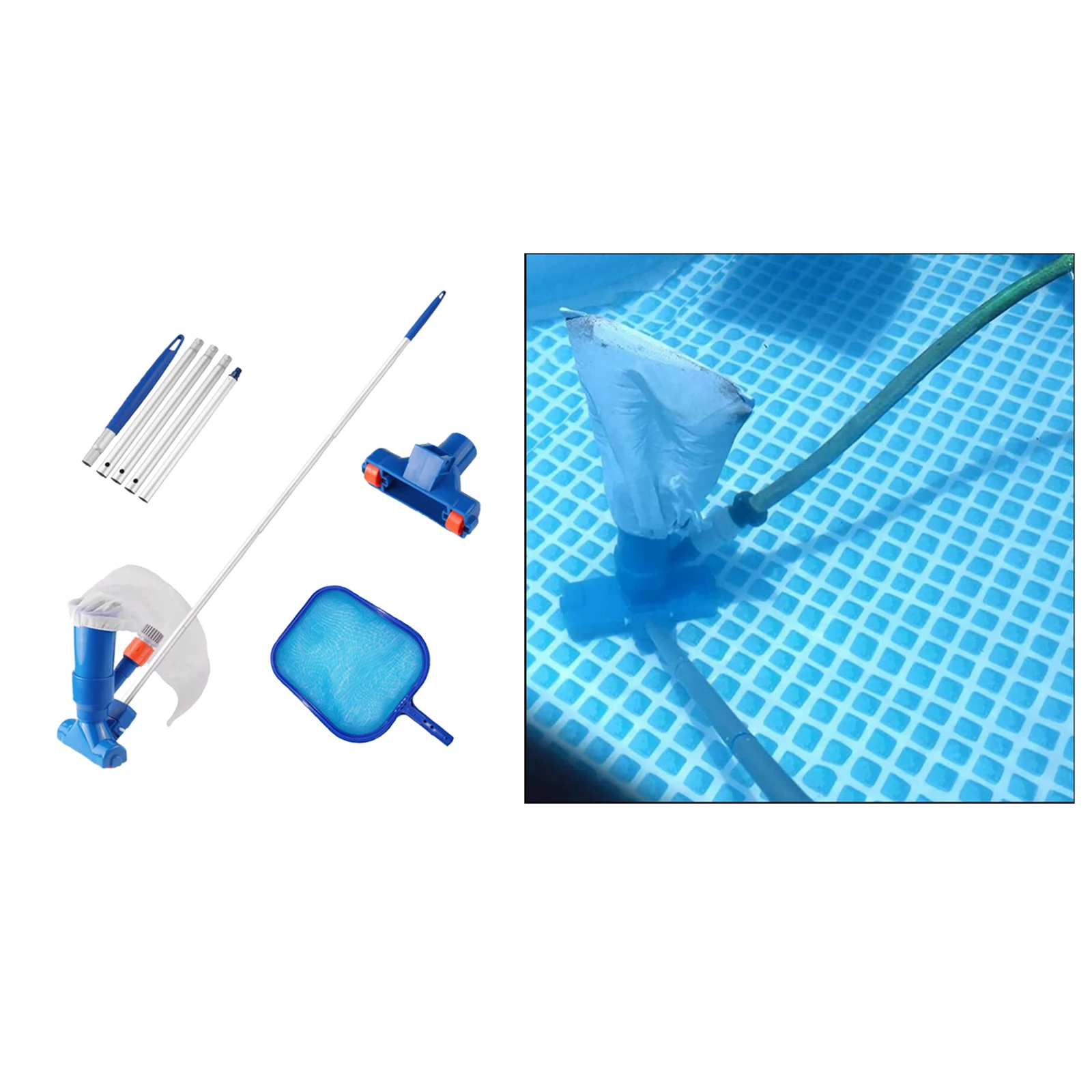 Набор для уборки бассейна вакуумный очиститель воды со скиммером и насадкой