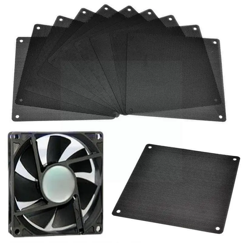 

120mm Computer Pc Dustproof Cooler Fan Cover Dust Filter Hfus Mesh X4k4 Screw 4 G2s8