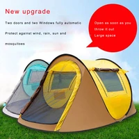 camping tent outside the boat account camping 3 4 people automatic speed 245150105cm open beach tent