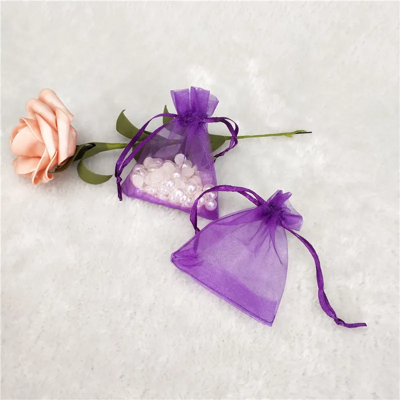 50 шт. Сумка из органзы Упаковочные сумки свадебные украшения вечерние для дома