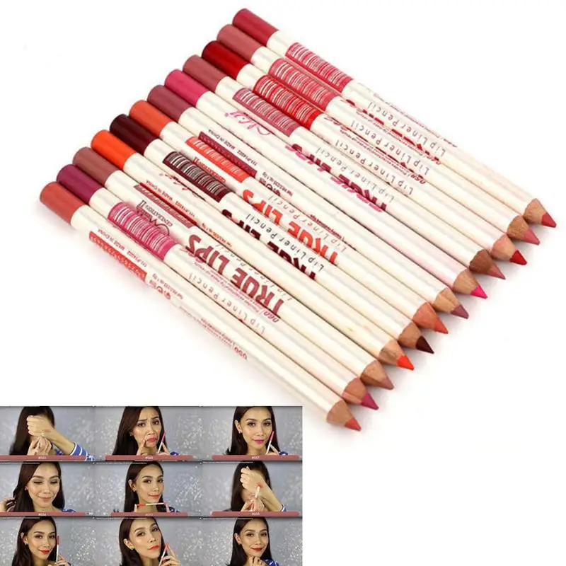 Карандаш Lipliner 6 шт./компл. нюдовые матовые помады ручка водостойкая стойкая