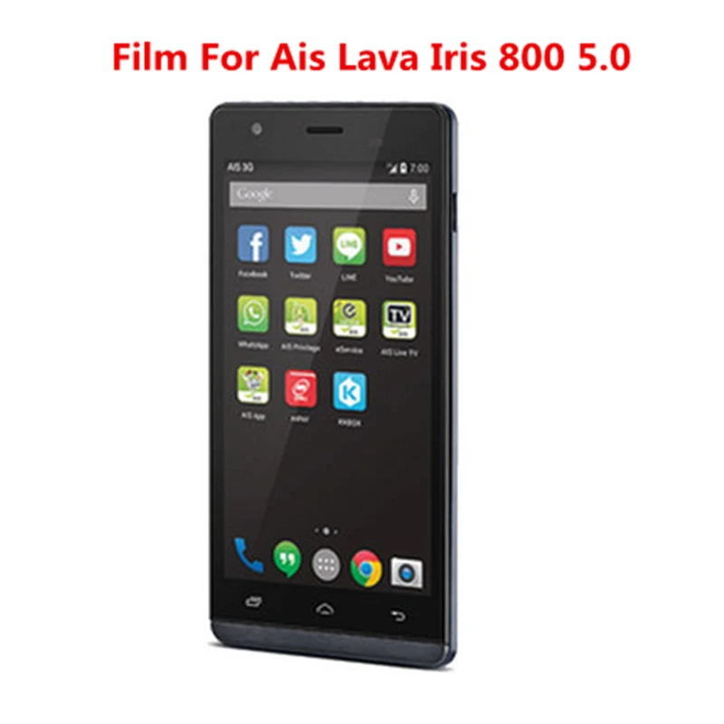 1/2/5/10 Pcs Ultra Thin Clear HD LCD Screen Protector Film With Cleaning Cloth For Ais Lava Iris 800 5.0. | Мобильные телефоны и