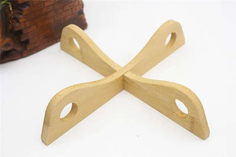 Новый бамбуковый термостойкий Держатель Для Сковороды подставки Съемная