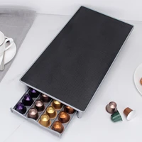 practical coffee capsule organizer coffee capsule stand drawers holder for dolce gustolavazzanespresso coffee capsules shelves