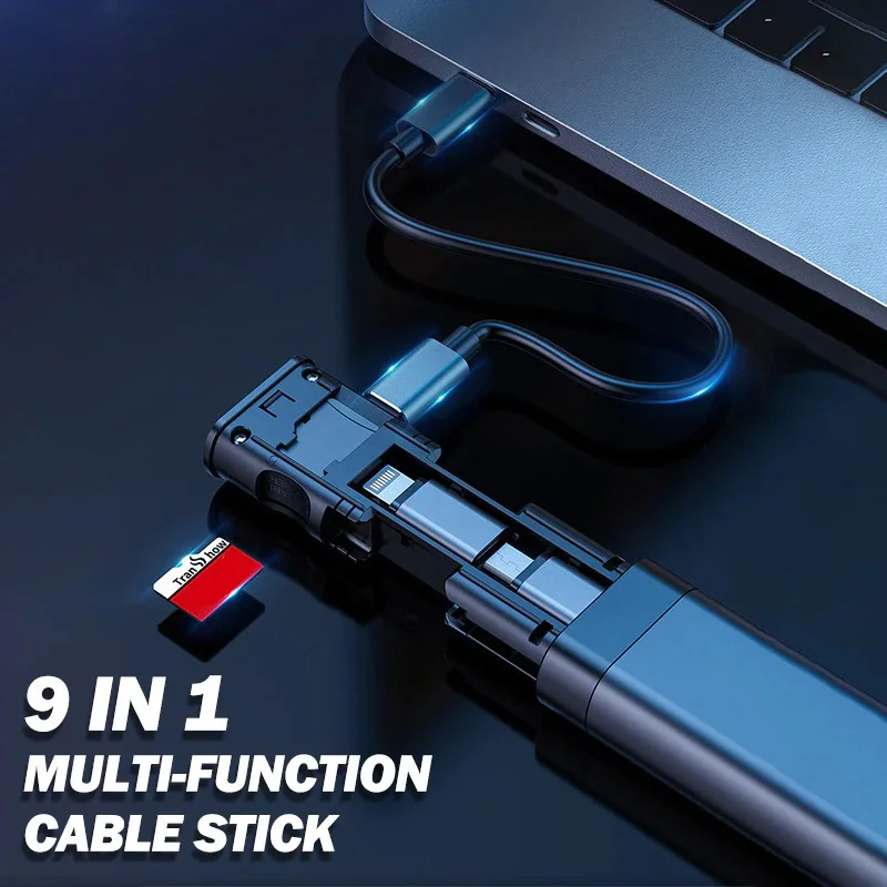 multi function tf card adapter storage box usb otg converter type c micro sd card memory reader case data cable for travel free global shipping