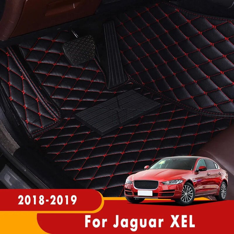 

For Jaguar XEL 2018 2019 Car Floor Mats Carpets Auto Accessories Interior Parts Custom Covers Automobiles Foot Pads Rugs