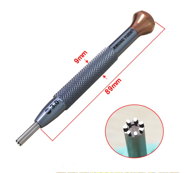 

7 Spokes Stainless Steel Watch Screwdriver for OMG 8880 Automatic Rotor