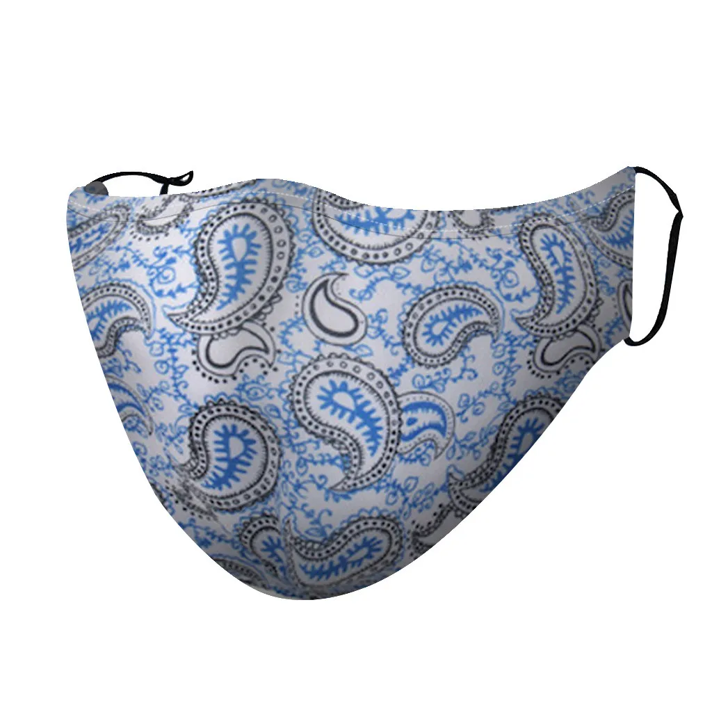 

Unisex Adult Reusable Washable Cotton Flower Printing Dust-proof Breathable Mouth Face Mask Protective PM 2.5 Dust Mask