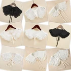 Женская блузка со съемным воротником, 28 стилей