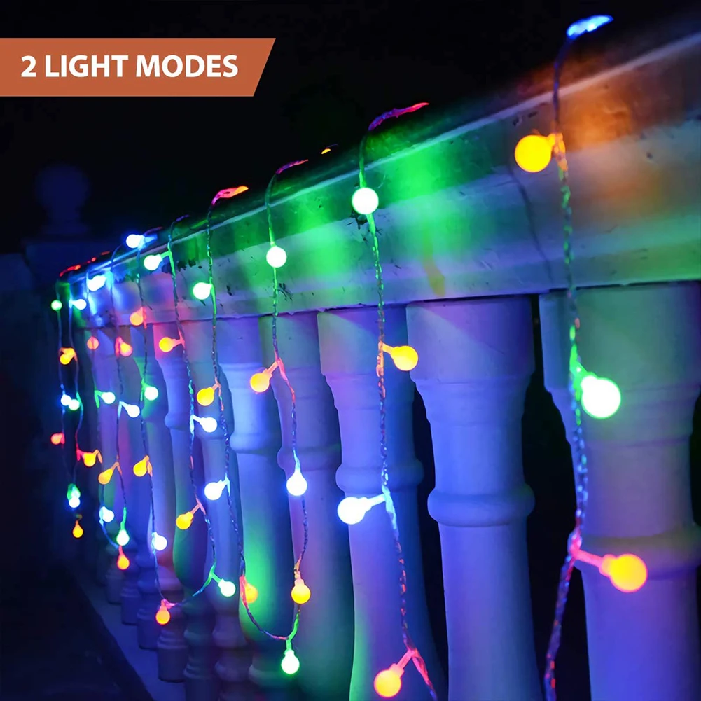 

Multi Color LED Ball Chain Light Waterproof Fairy Lamp Outdoor Battery String Light Atmosphere Lighting for Wedding Christmas