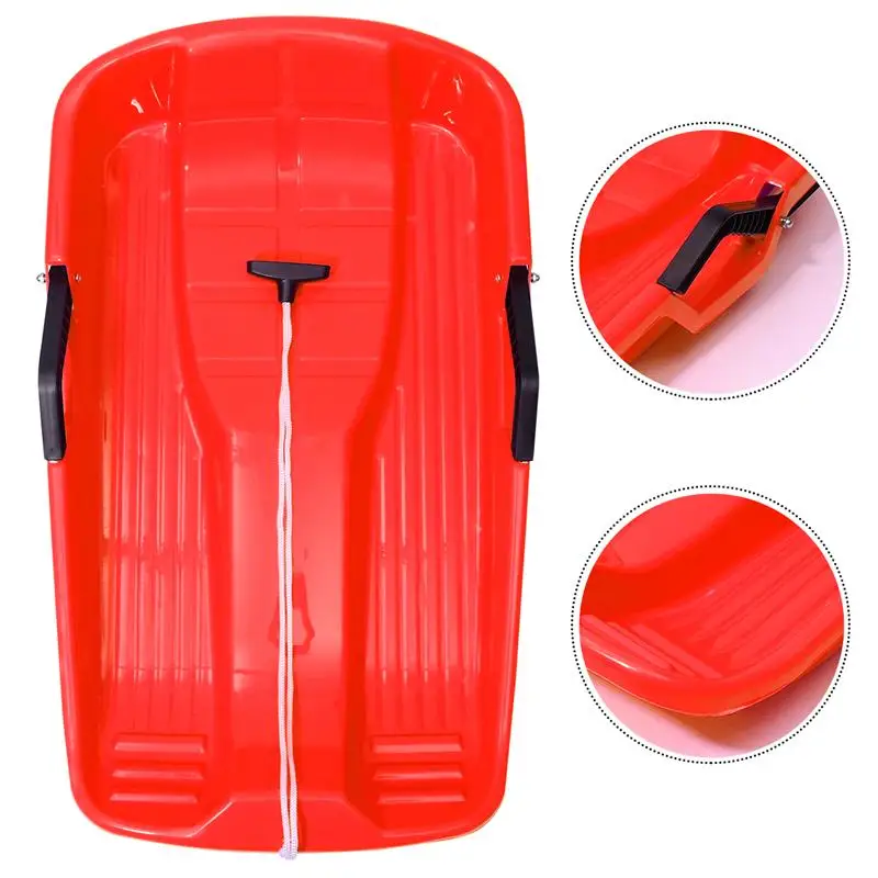 

Winter Outdoor Sports Snow Slider Plastic Snow Sleds for Kids and Adult
