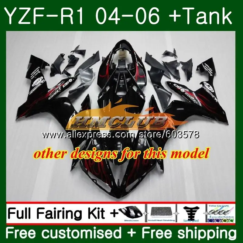 Средства ухода за кожей для YAMAHA YZF R 1 1000 YZF-R1 2004 2005 2006 55CL. 7 Цвет: белый черный YZF1000 R1
