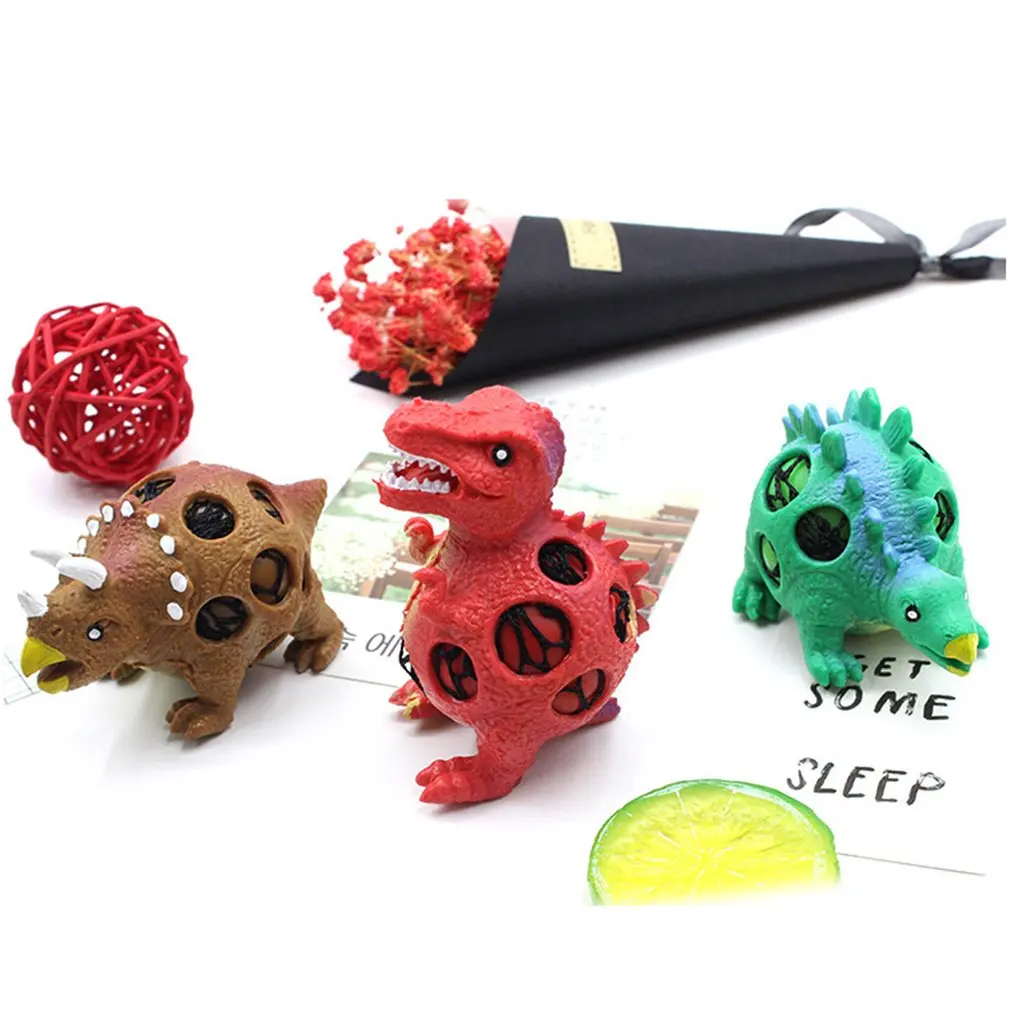 Динозавр модель виноградные шары для снятия стресса рельефный ручной шар
