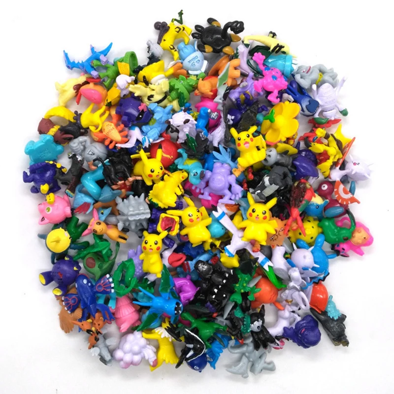 

2-3cm 144pcs Takara Tomy Pokemon Action Figure Toys Mini Figures Model Toy Pikachu Anime Kids Doll Birthday Gifts
