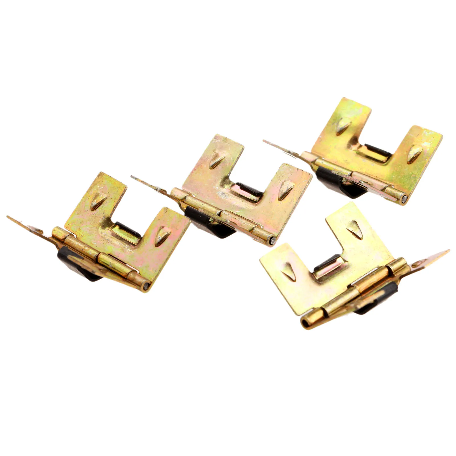 4 шт Мини Размер самозакрывающиеся металлические Пружинные петли для ювелирных