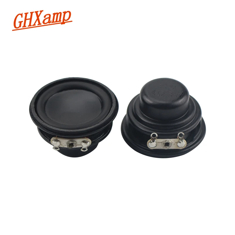 GHXAMP 1 дюйм 32 полный диапазон динамик 4ом 3 Вт Неодимовый Bluetooth динамик DIY двойной Магнитный твитер Средний НЧ-динамик 2 шт