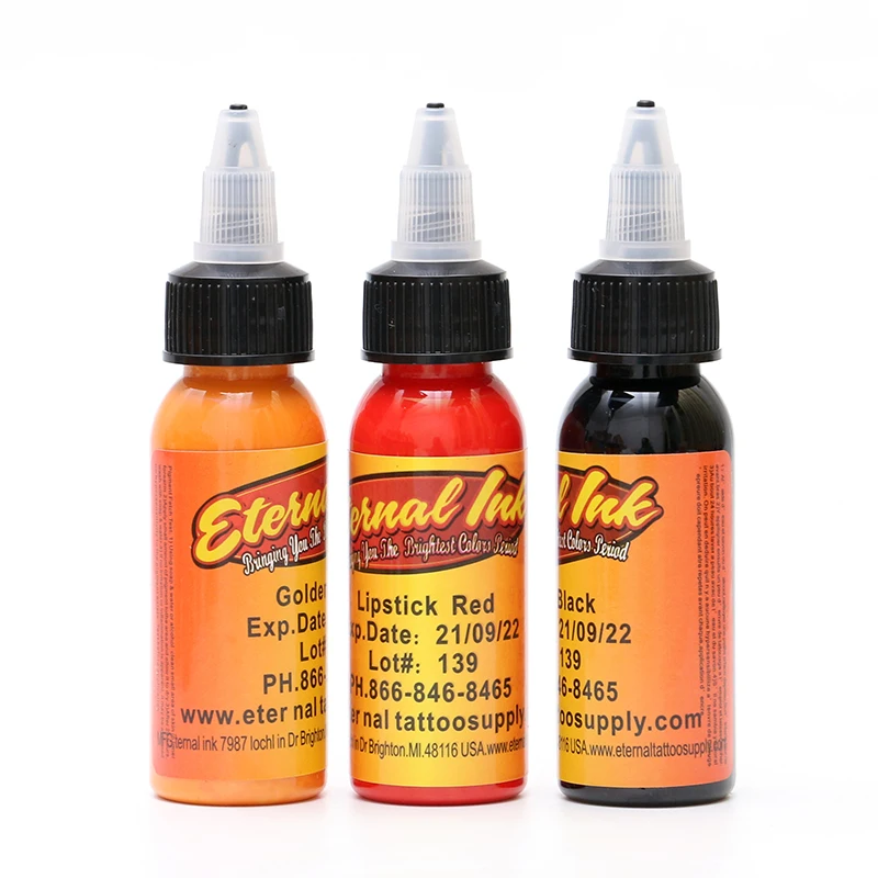 

30ml/bottle tattoo ink set permanent makeup art pigment 16PCS cosmetic tattoo paint for eyebrow eyeliner lip body Body makeup