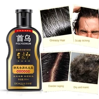 bioaqua polygonum multiflorum anti dandruff shampoo nourishing ufa chinese herbal hair growth repair damaged rough dry hair