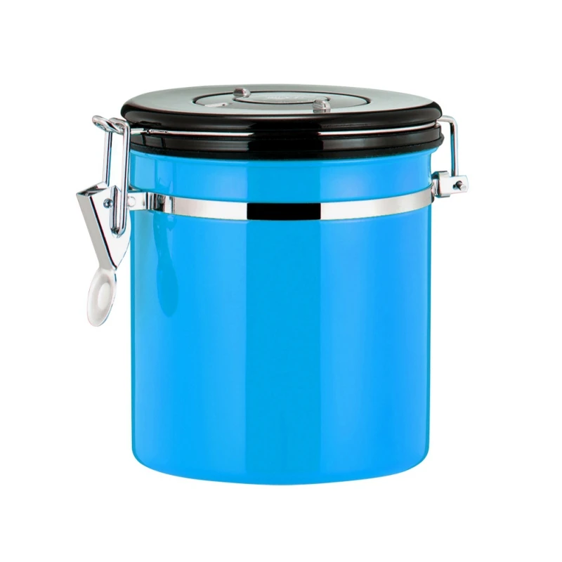 

2021 hot sale stainless steel high-quality coffee beans or nuts storage food sealed jars