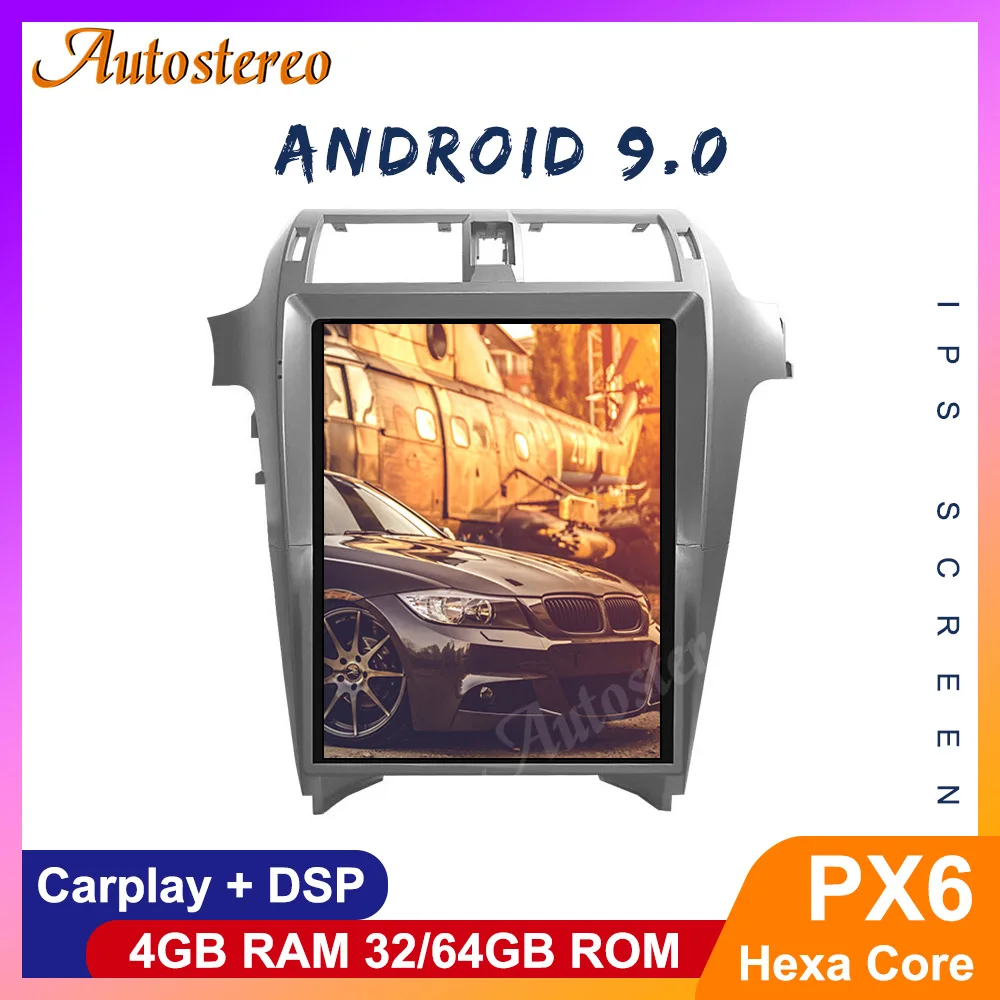15 дюймов для Lexus GX460 GX400 2010 2019 Tesla Style PX6 Android 9 0 автомобильный аудио GPS Навигация