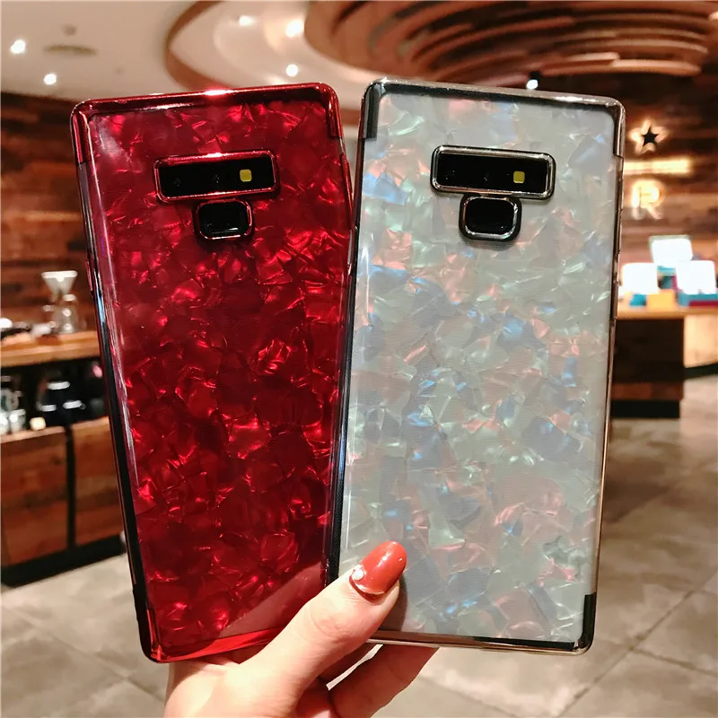 Блестящий чехол 2 в 1 с мраморным покрытием для samsung Galaxy Note 9 10 8 S10 5G S10E S9 Plus S8 S7 Edge