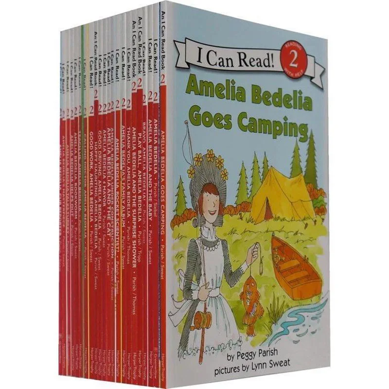 28 Books/Set I can read Amelia bedelia classical story books children Early Educaction English picture Stories reading Book