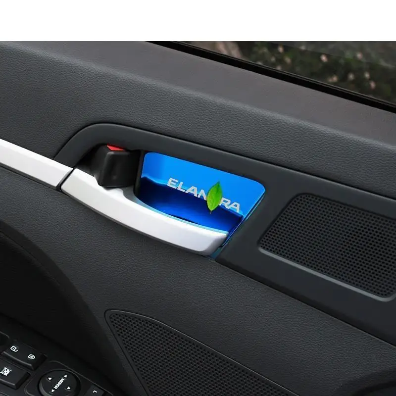 Автомобильная хромированная декоративная ручка для двери кнопки рулевого