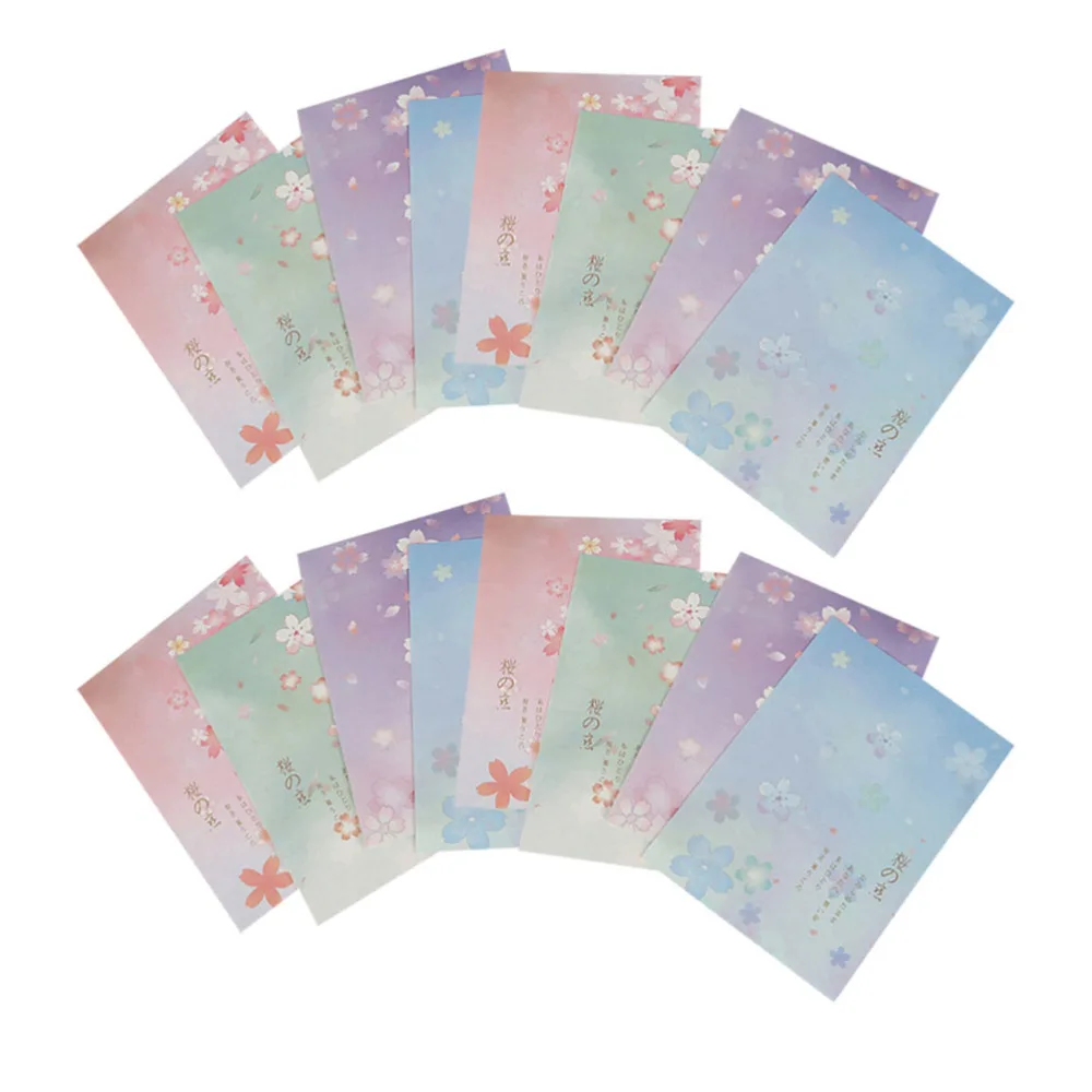 

5 Set/40pcs Japanese Style Writing Paper Sakura Pattern Paper Stationery Paper