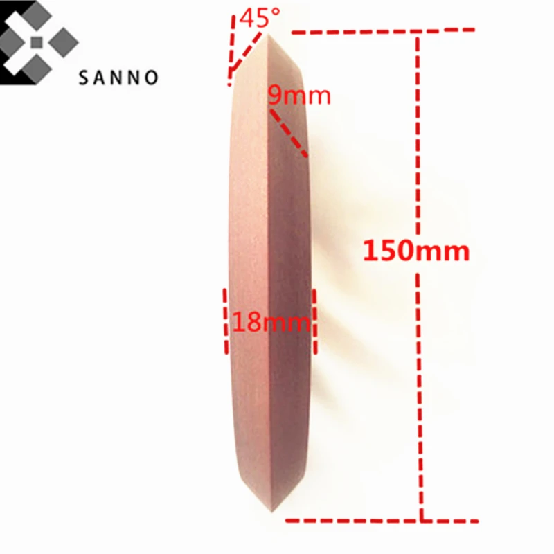Алмазный шлифовальный круг 45 угловых двухсторонних шлифовальных кругов 150X32mmX90 °
