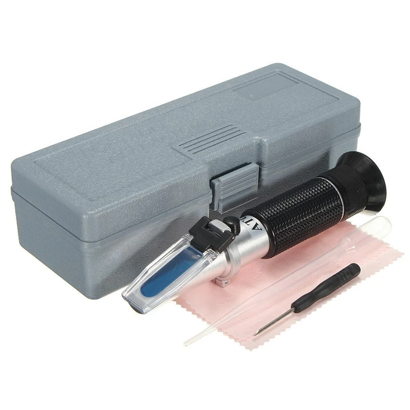 

0~20% Handheld Brix & Beer Wine Sugar Fruit Wort Refractometer Test Tester