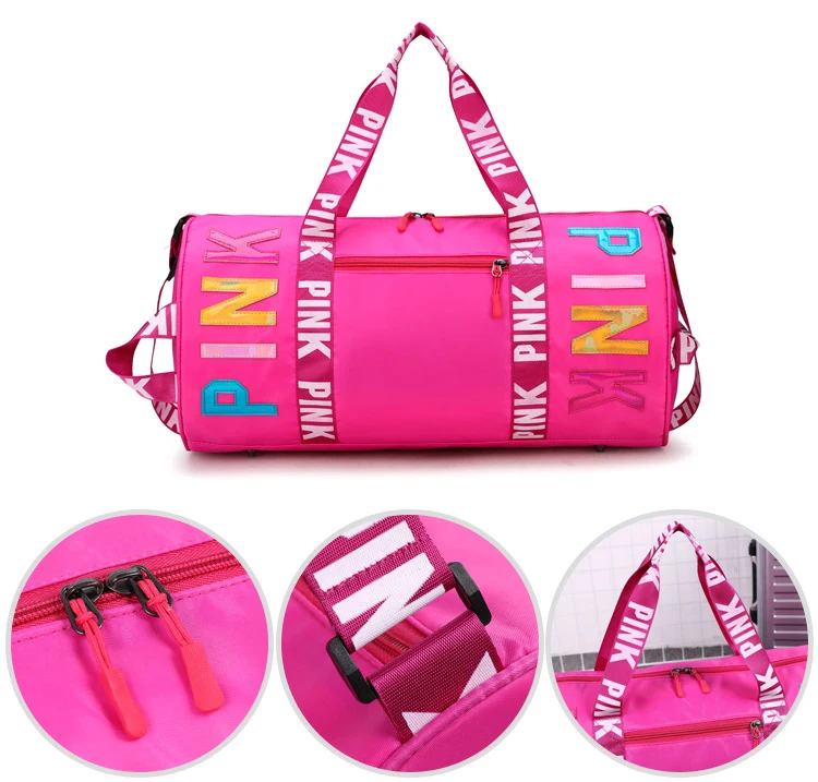 Sports Cylindrical Shape designer Waterproof Handbags for Women Shoulder Bags for Women Female Fitness Multifunction Travel Bag