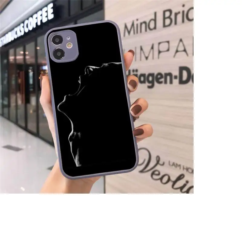 

black white simple design Phone Case Matte Transparent for iPhone 7 8 11 12 s mini pro X XS XR MAX Plus cover funda