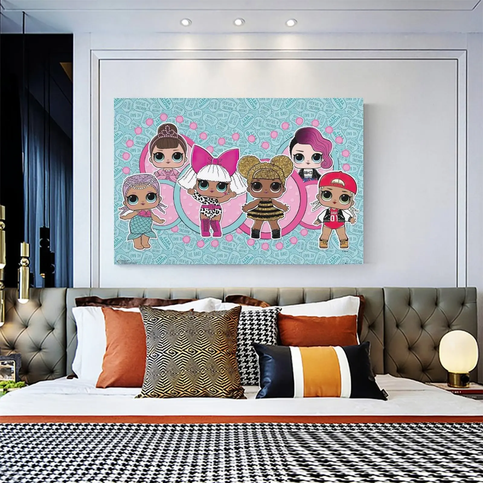 

L.O.L фотообои с рисунком