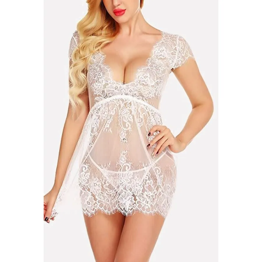 Сексуальное женское нижнее белье с глубоким v образным вырезом кружевное