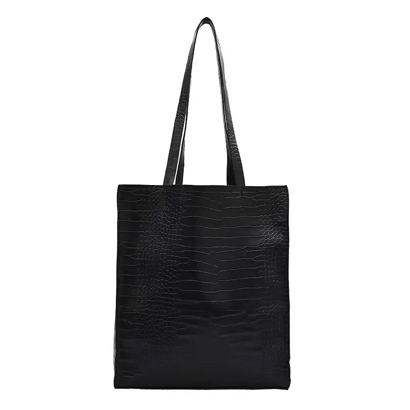 

Fashion Women Bags Casual Totes Bag New Alligator Leather Shoulder Handbags Wild Lady's Bag Large Capacity Shopper Totes