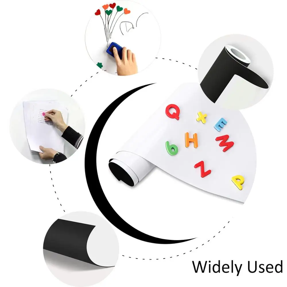 Сухое вытирание железная белая доска Стик на стене магниты Офисная для записей